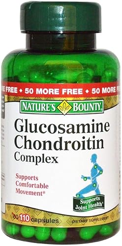 Nature's Bounty Complejo de condroitina de glucosamina, 110 unidades (paquete de 2)