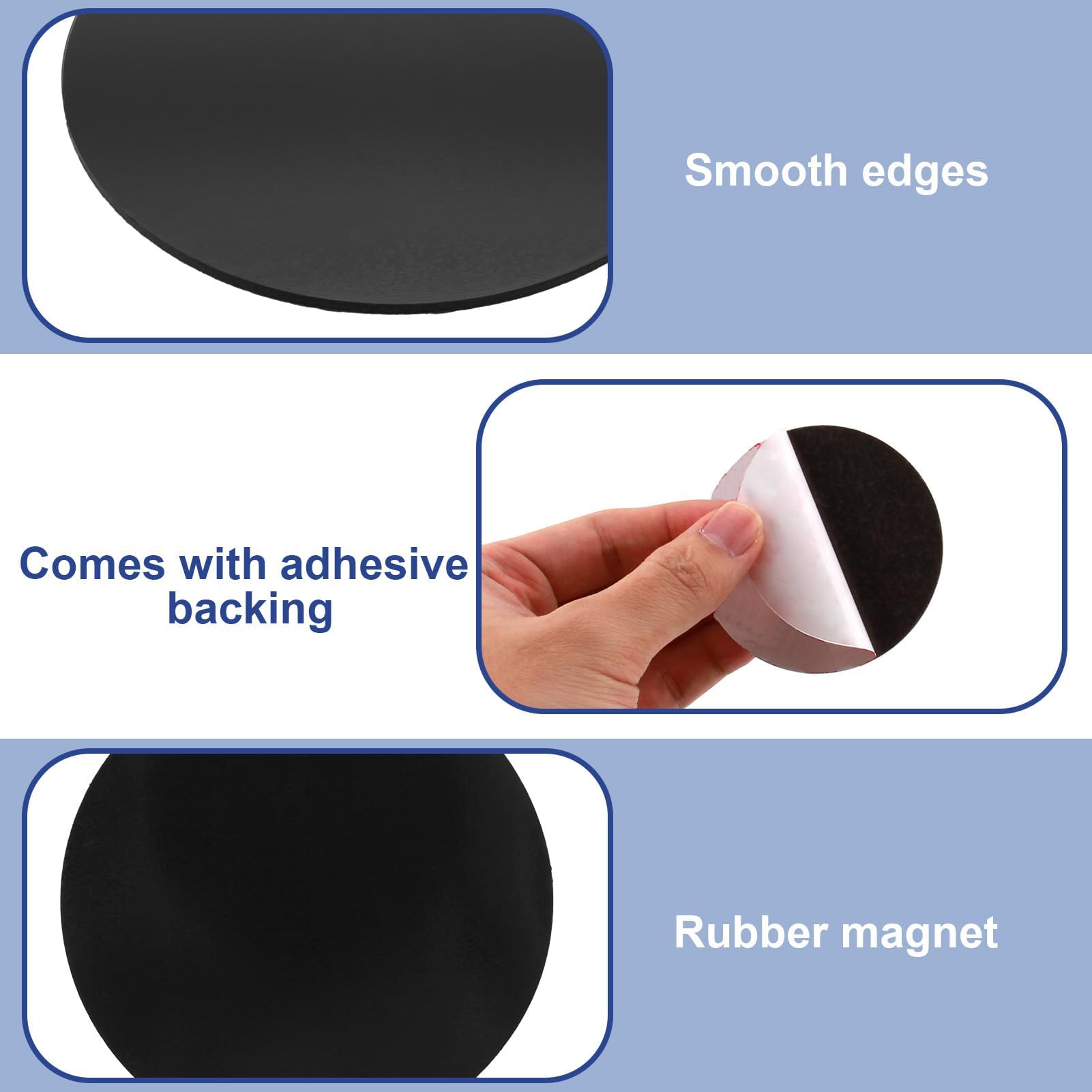 10 Supporti Magnetici Per Rilevatori Di Fumo QUARKZMAN | Con Cuscinetti Adesivi Extra Forti E Magneti A 2 Pieghe, Diametro 50 Mm, Installazione Senza Fori