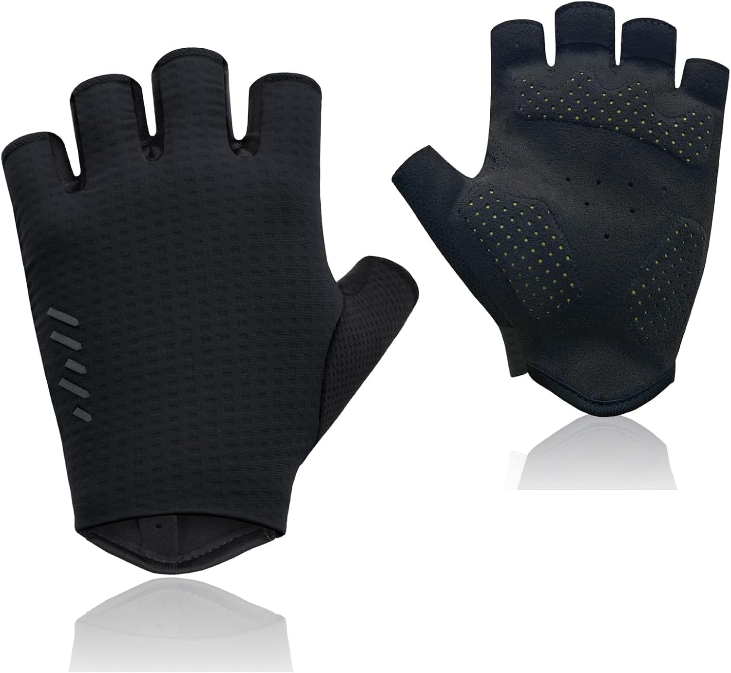 Guantes ciclismo VXW para hombre y mujer talla XX-Large negros miniatura 1