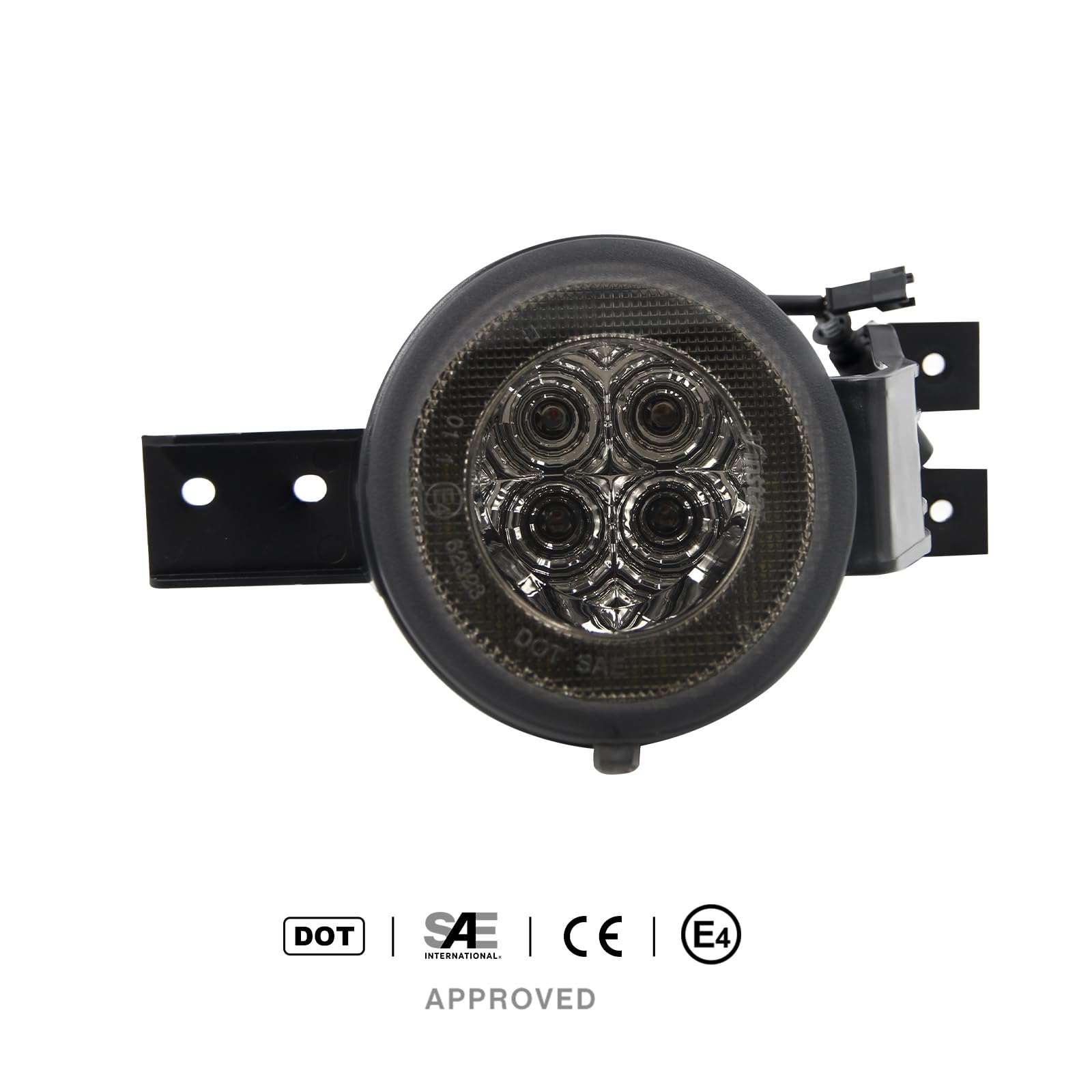 Bianco/Ambra Switchback LED DRL Halo Ring Luce di marcia diurna Indicatore di direzione per 2002-2006 M/ini Cooper R50 R53 Hatchback 2005-2008 R52 Convertibile 2 pezzi Lente fumé