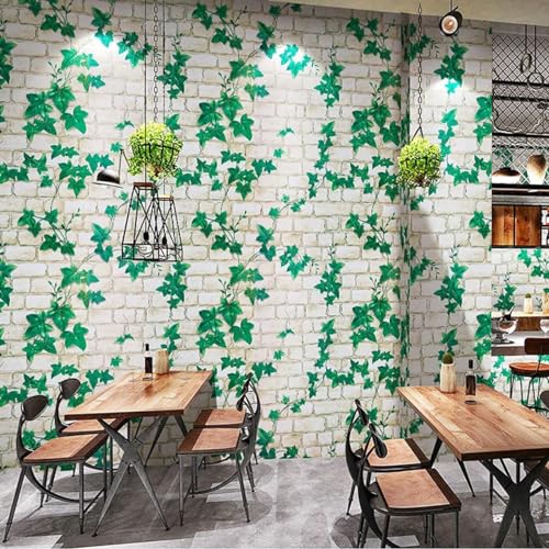 Image of VOLITO Self-Adhesive Wall Sticker Waterproof Anti Mode and Heat Resistant Drawer Kitchen Oil Proof Foil Stickers Kitchen Wallpaper (45x500cm) (V-Green Leaf)