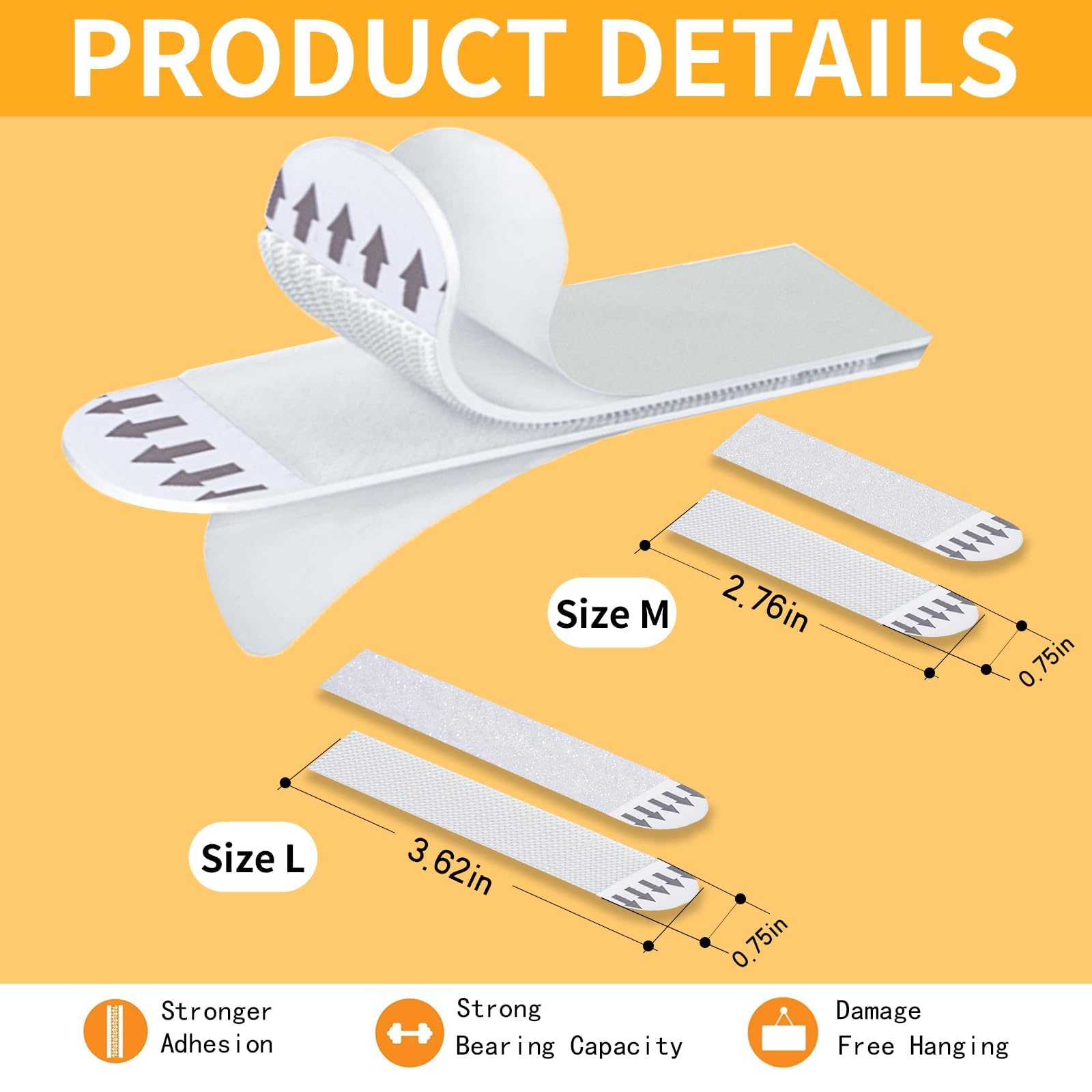 Damage-Free Picture Hanging Strips - No Nails! -2