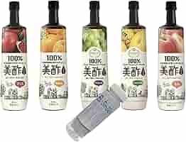 Amazon.co.jp: Petitzel 美酢 ミチョ 900ml 5本 マイボトル付き