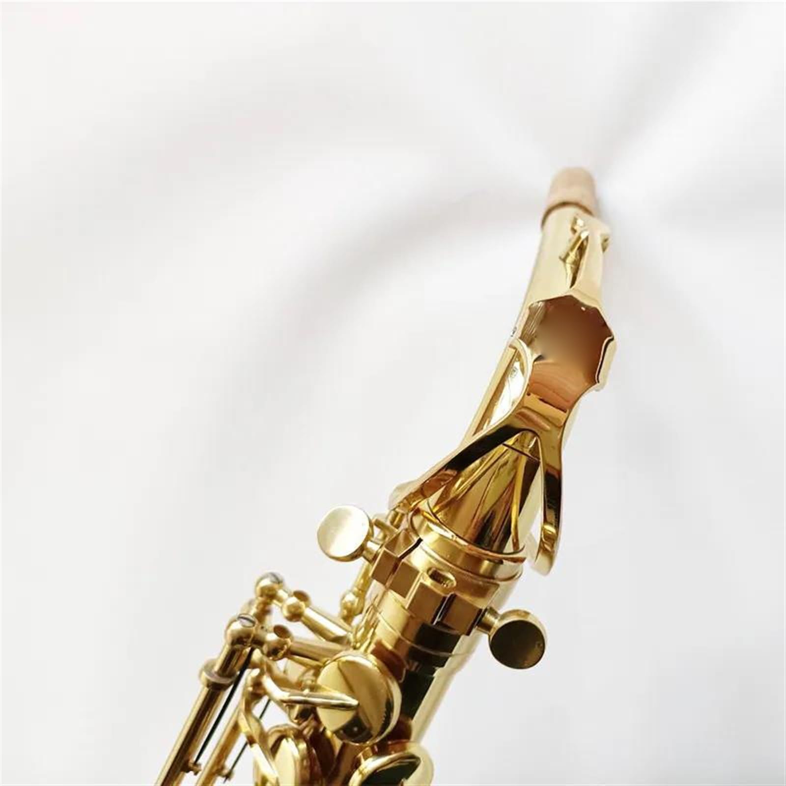 Saksofon Altowy Eb Tune Mosiężny Złoty Lakier Instrument Muzyczny Saksofon E-płaski Z Akcesoriami Do Futerału profesjonalny Saksofon (Color : 3/4)