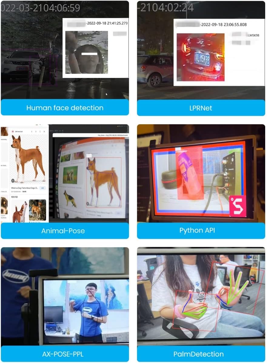 Sipeed M3AXPI LPDDR4X 2GB AI Linux Single Board Computer, AX620A Quad-core Cortex A7 CPU 3.6TOPs NPU, onboard Gigabit Ethernet for AIoT Edge Computing/Python Programming, Support Debian11 Linux