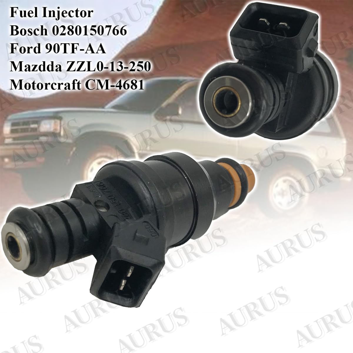 Set Of 6 Fuel Injectors For Ford Ranger / Mazda B3000 (2001-2007, 3.0L V6 Vin U) 4 thumbnail image