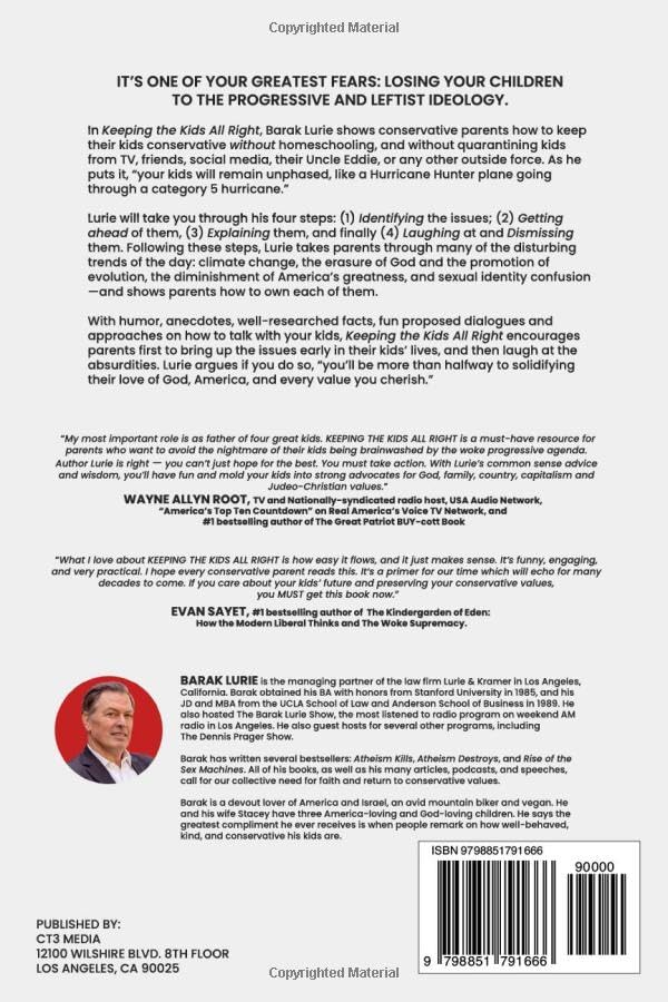 KEEPING THE KIDS ALL RIGHT: How to empower your children against the leftist agenda --without homeschooling - Image 2