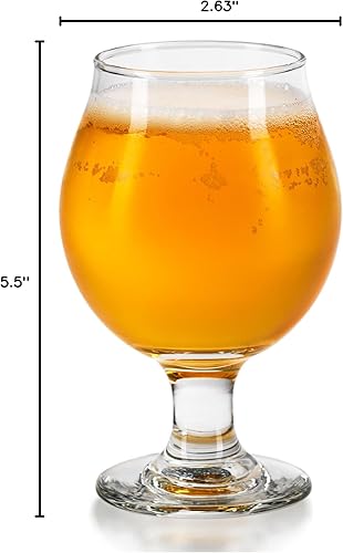 Miniatura 4 de Libbey 3807 Cervezas Belgas Vaso de cerveza de 13 onzas - 12  CS