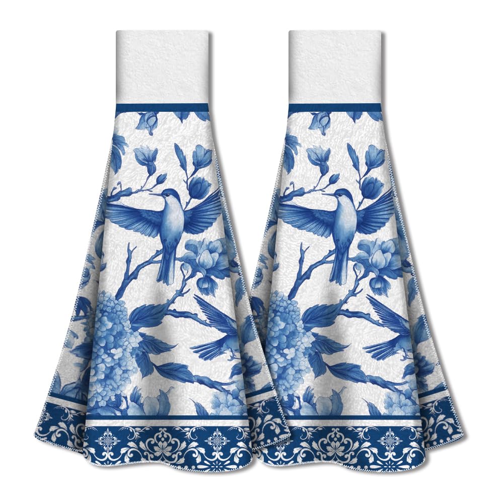 WADORN 2 torchon de Cuisine de Cerf de Boucle de Suspension, Serviette de Cuisine de Cerf