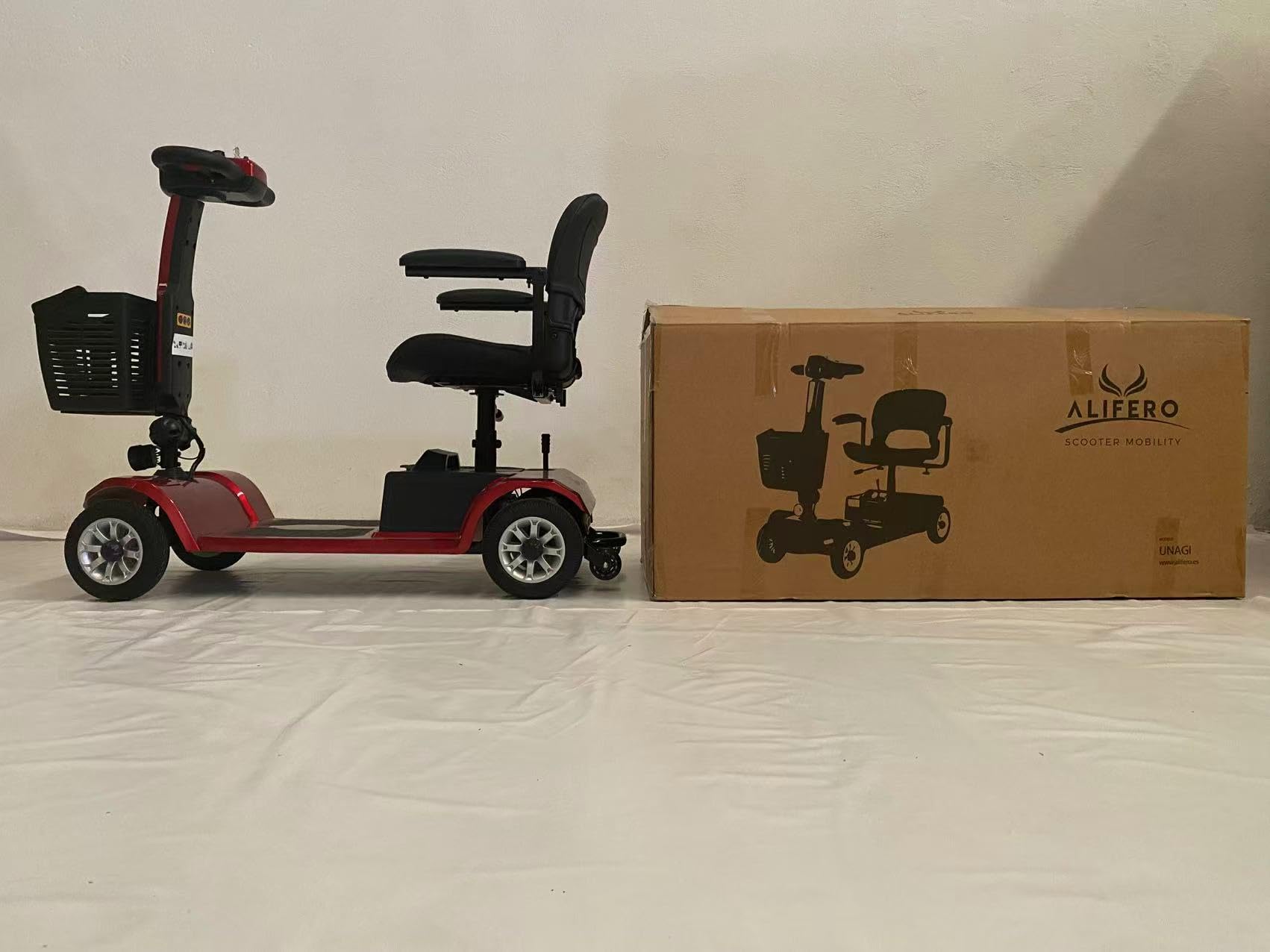 Scooter de movilidad eléctrica plegable para personas con movilidad reducida (Amperio-hora, 12)