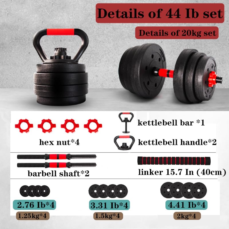 SPORTNOW Set di manubri con 12 pesi per mani