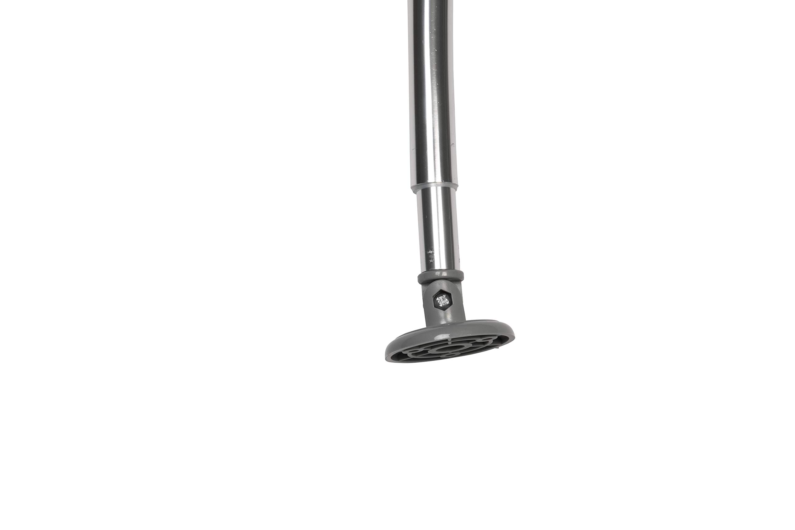 Croydex Tringle à Rideau de Douche en Aluminium Chromé Taille Unique