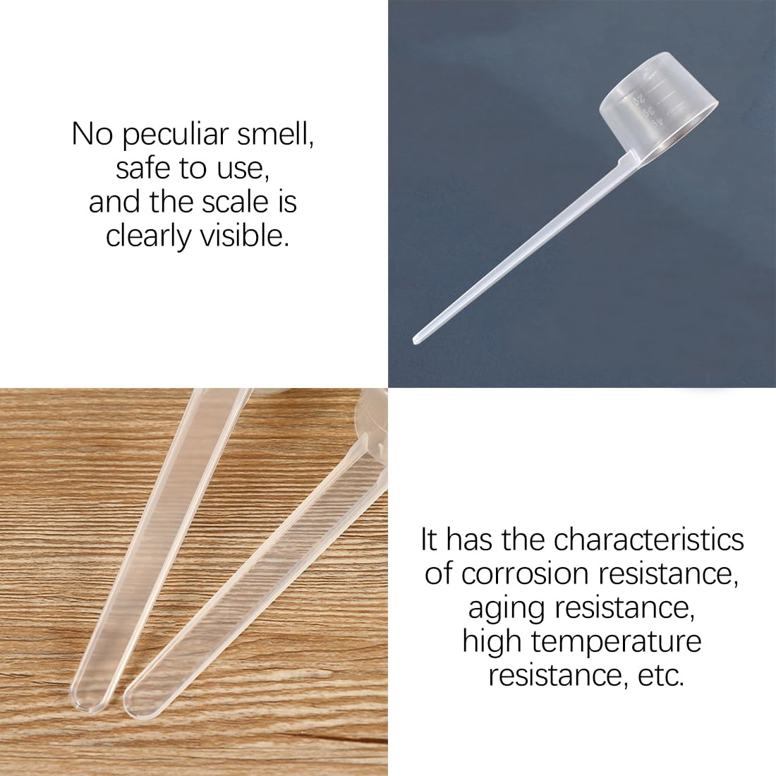 4 Cucchiai Dosatori Trasparenti JTKREW - Con Scala 1g, 2g, 3g, 5g, Per Proteine E Caffè - Foto 12