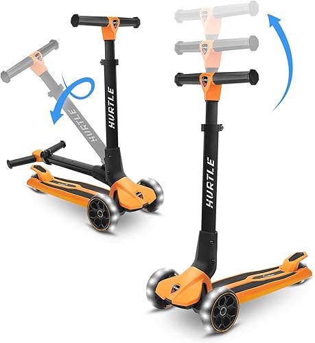 Miniatura 8 de Hurtle Patineta eléctrica plegable para adultos, 500 W 36 V sin escobillas con control de aplicación, neumáticos de panal de abeja de 10 pulgadas,