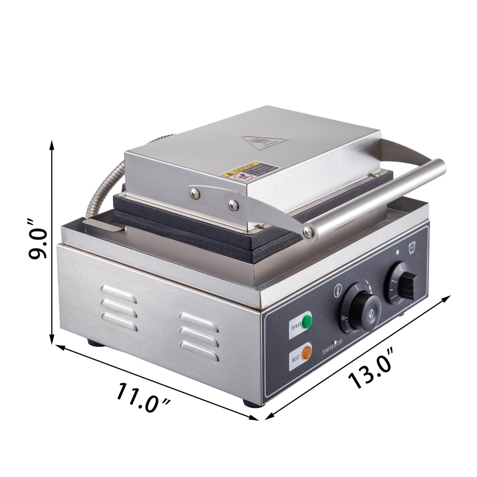 Elektryczna Maszyna Do Robienia Pączków Ze Stali Nierdzewnej Z 6 Otworami I Nieprzywierającą Powłoką, Użytku Komercyjnego, Gofrów, Gaufriers Kitchen Appliance Jednolita Dystrybucja CiepłA