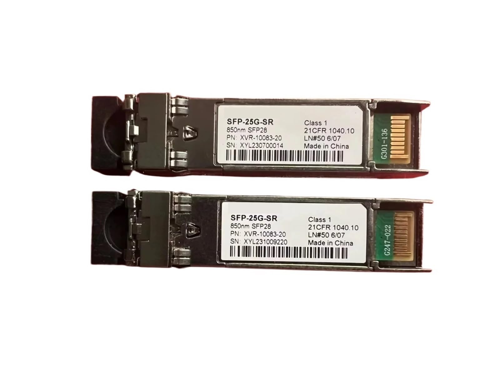 1 convertitore in fibra ottica SFP da 25 GB SFP-25G-MR-SR 850NM SFP28 XVR-10083-20 ​​XVR-10312-20 Modulo switch 25G
