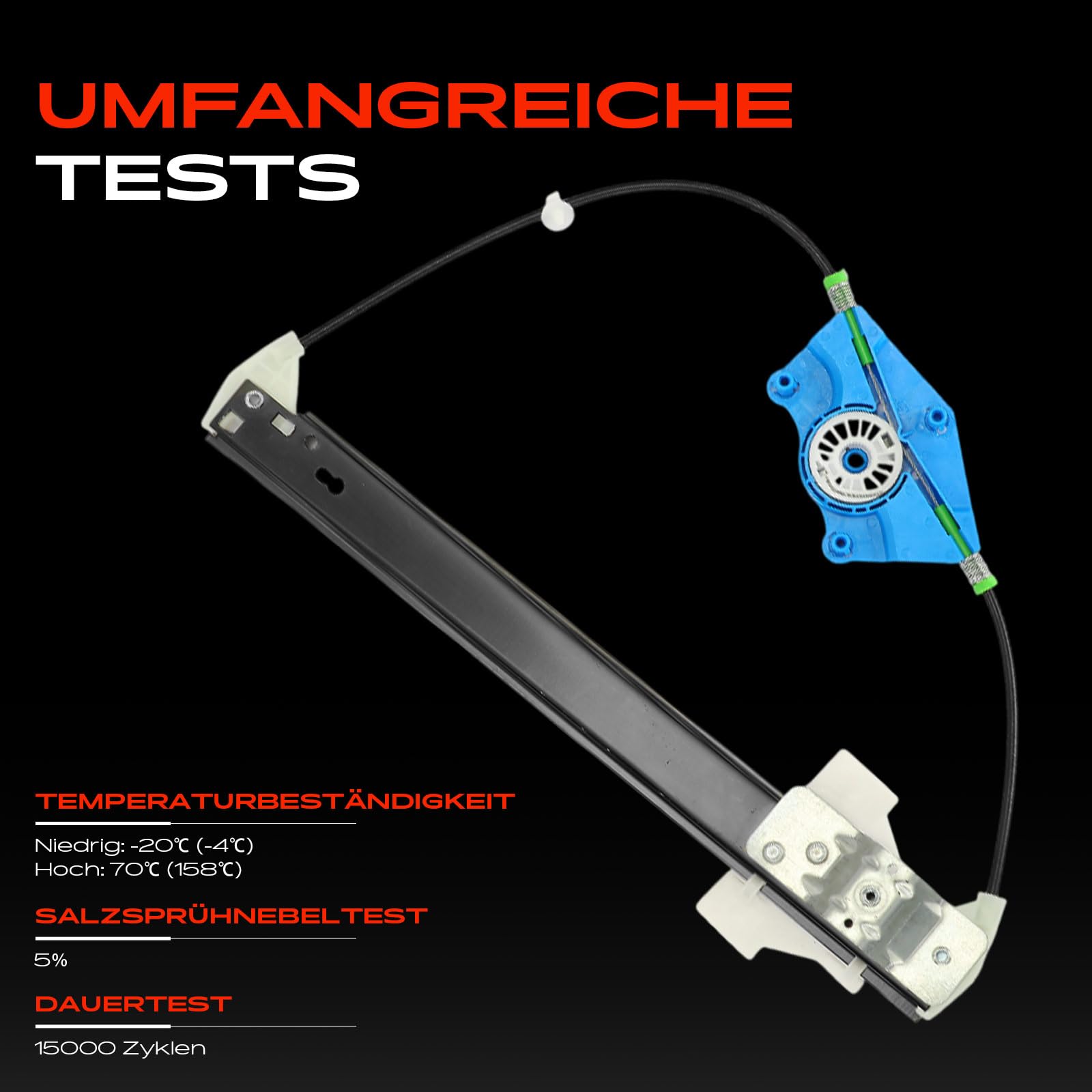 Frankberg Fensterheber Ohne Motor Hinten Links Kompatibel mit A4 8E2 B6 A4 Avant 8E5 B6 Alle Motoren Limousine Kombi 2000-2004 8E0839461B