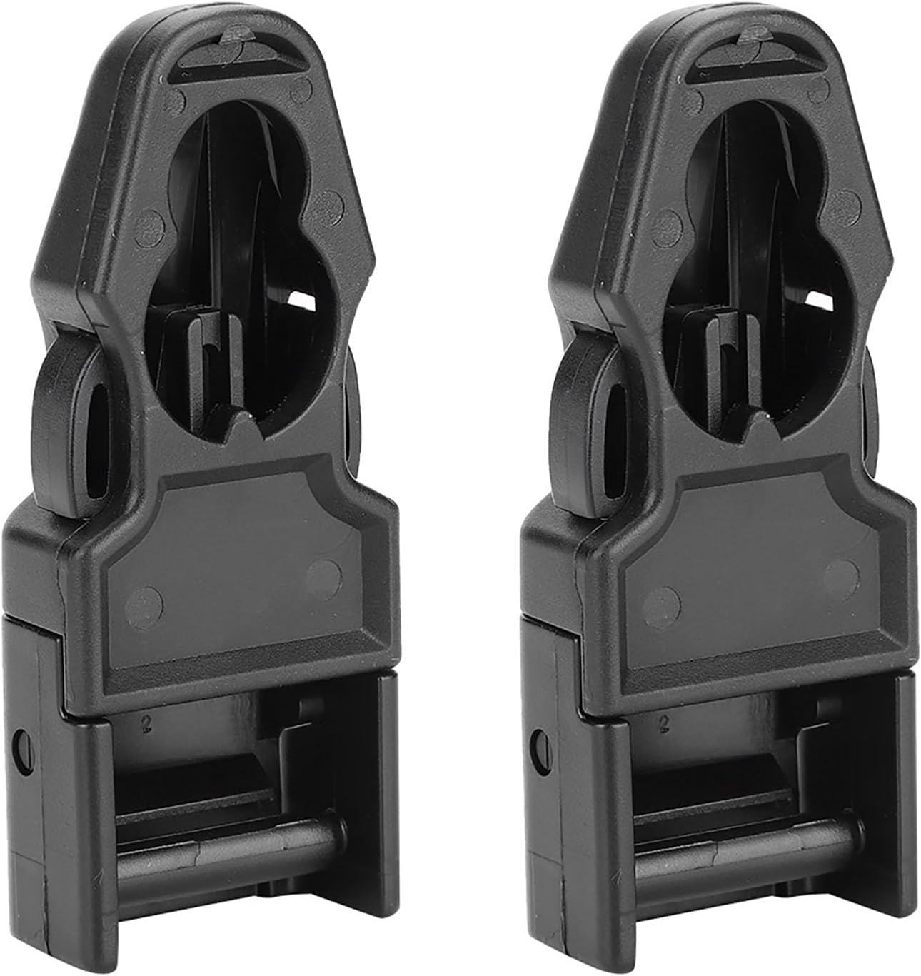 Fin Buckles Sherwood Fins Clip Quick Replacement Diving Fins Strap Buckles Universal Fits Most Rubber Fins Robust Lightweight (Type B)