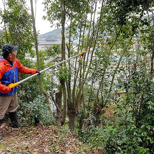 京セラ(Kyocera) 旧リョービ 充電式ポールチェンソー BPCS-1800L1 616850A 高い枝木の切断に 【軽くて丈夫な伸縮式アルミ製パイプ(161.9~245.4cm)採用で高い枝木の切断に最適】 リチウムイオン18V 有効切断長さ150mm 充電時間69分 連続作業時間20分 10枚目