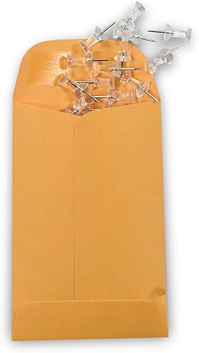 Miniatura 3 de 500 Guardian #4 Sobres de papel para monedas, sobres pequeños en blanco para monedas, recibos, sellos, almacenamiento de piezas pequeñas y más,