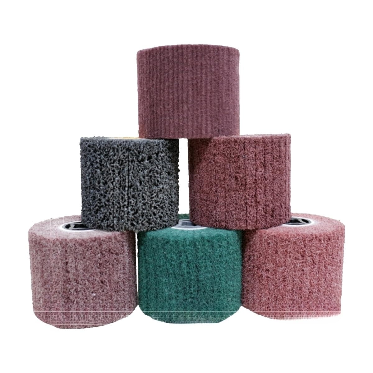 Koło polerskie ze stali nierdzewnej z włóknem maszynowym (Red Scouring Pad 240 #)