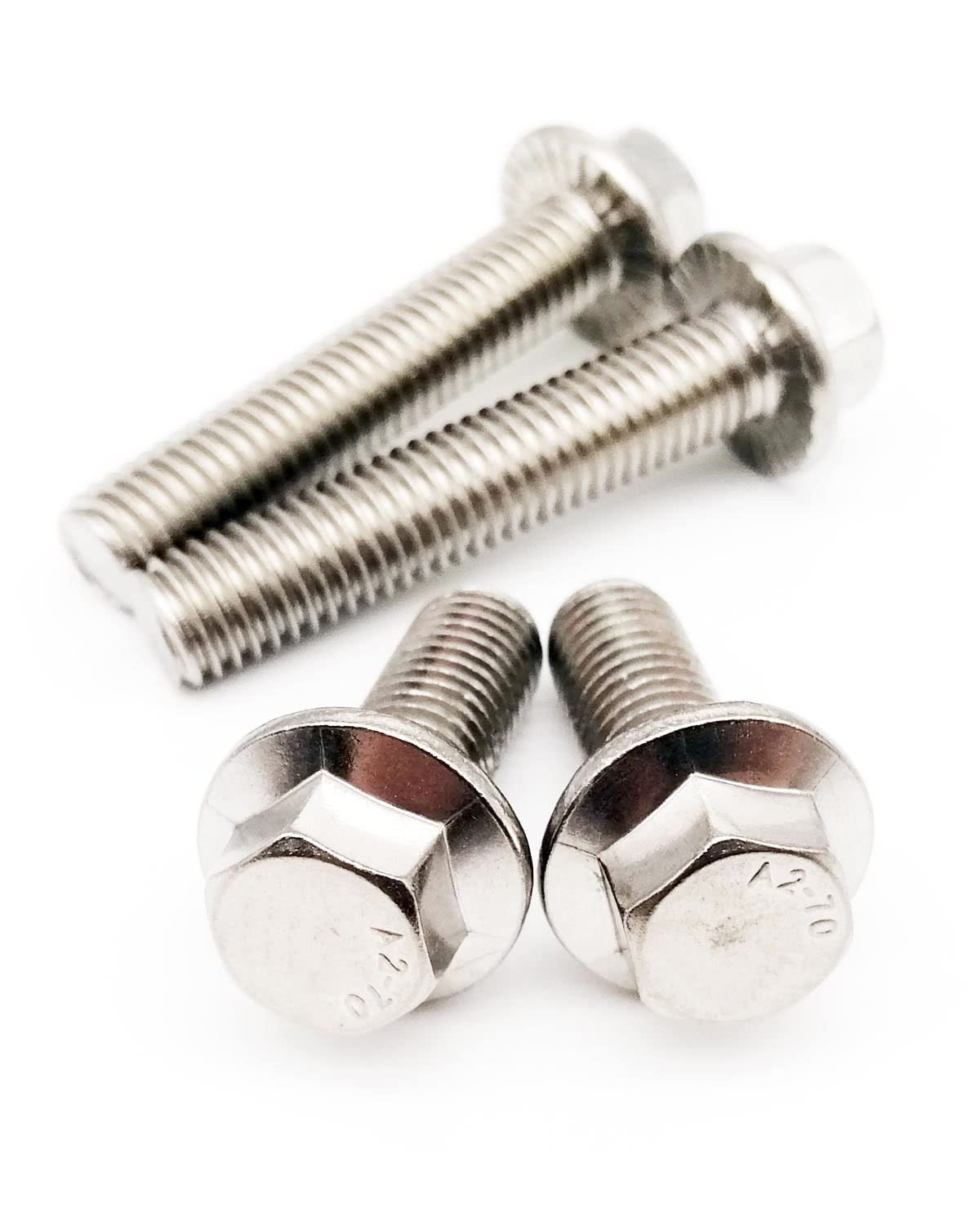 IMScrews M6-1.0 x 20mm Flanged Hex Wahser Head Bolts - Stainless Steel 18-8 (304) Machine Screws with Corrosion Resistance, Pack of 50