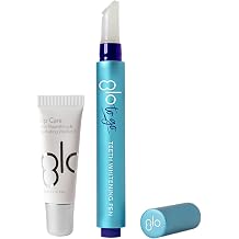 GLO Science Everyday Touch-Up Bundle with Lip Balm & Whitening Pen Moisturizing Mint Lip Gloss with Shea Butter, 0.3 oz Cinnamint Teeth Whitener Gel Pen for Stain Removal