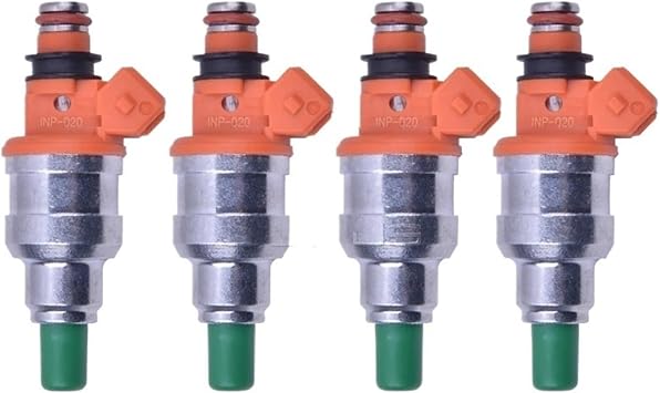 4X 560cc Fuel Injector INP-020 Compatible For Mitsubishi Lancer 3-5 Ohm Evo 5-9 MDL560 Gasoline Car Low Impedance Nozzle