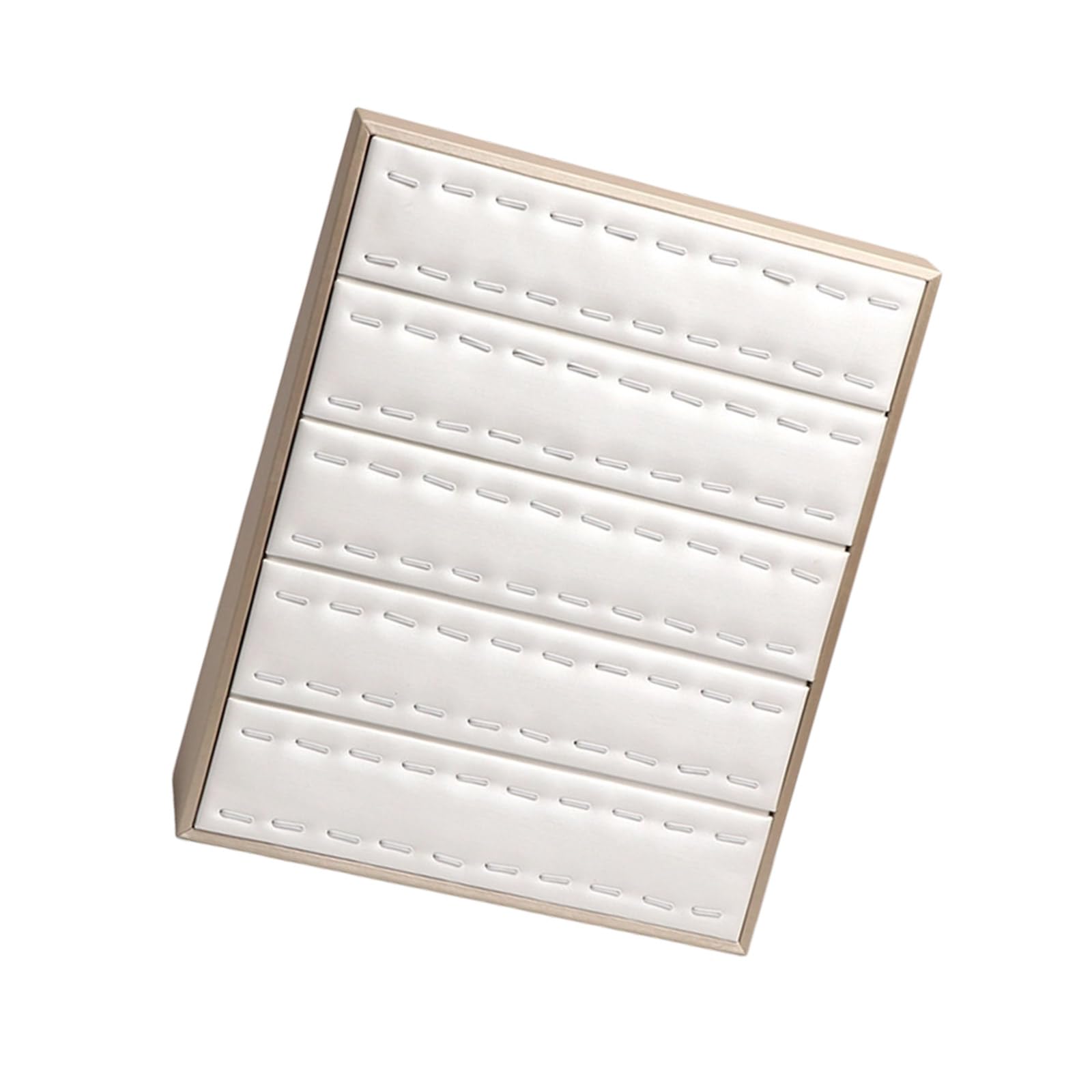 CAZSTYK Stylish Leather Jewelry Display Stand for Efficient Organization and Presentation of Jewelry Collections Vertical Display Stand