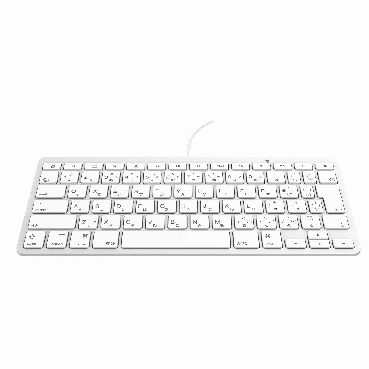 リンクスインターナショナル Apple正規MFi認証取得【Lightning専用】JIS配列 日本語かな印字キーボード Lightning KANA-JIS Keyboard (KB-LT-KANA-JIS)商品画像
