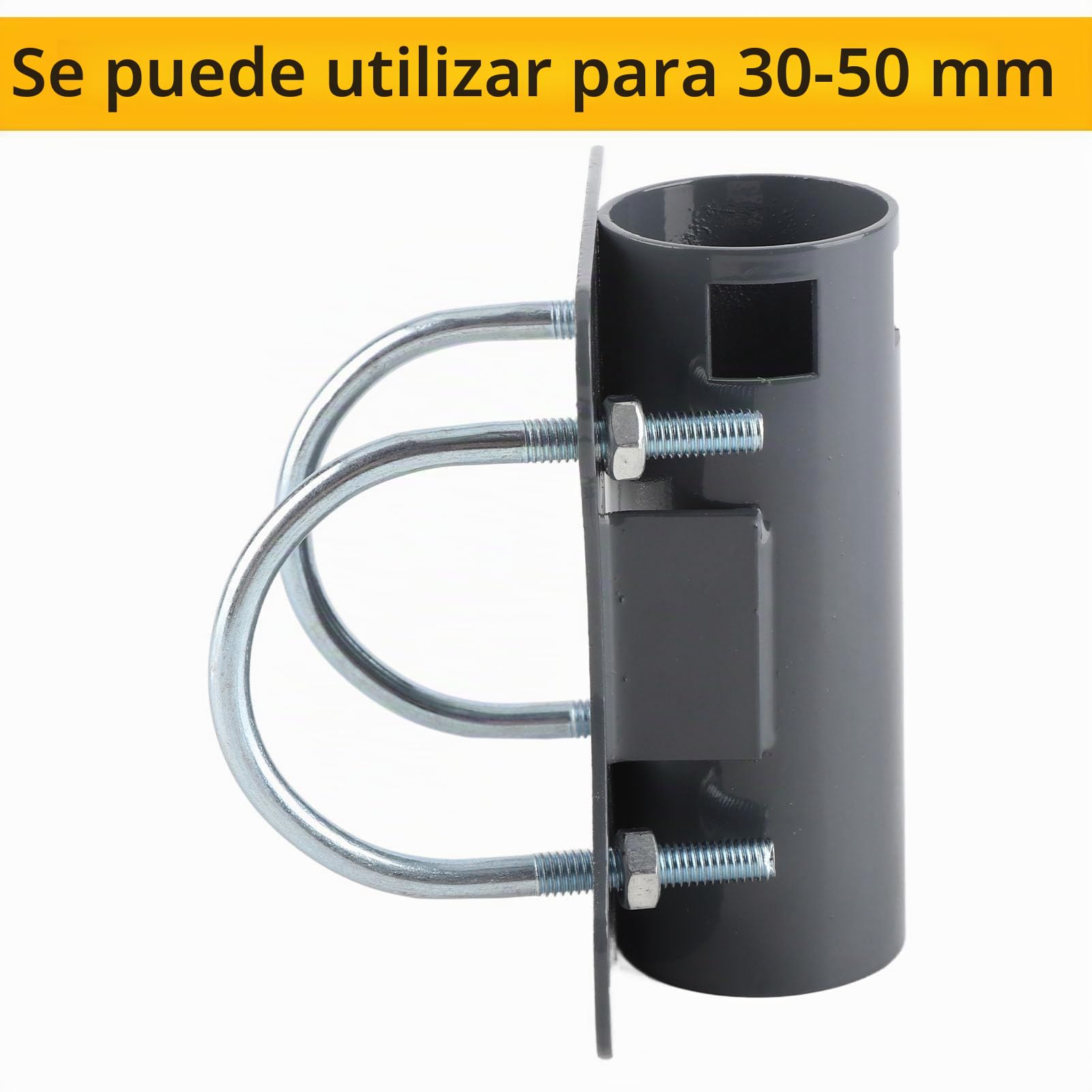 Soporte de Poste Starlink, Adaptador de Tubo Starlink, Accesorios de Kit de Montaje para Antenas Parabólicas Starlink, Soporte de Tubo de Mástil Aéreo de Antena Universal