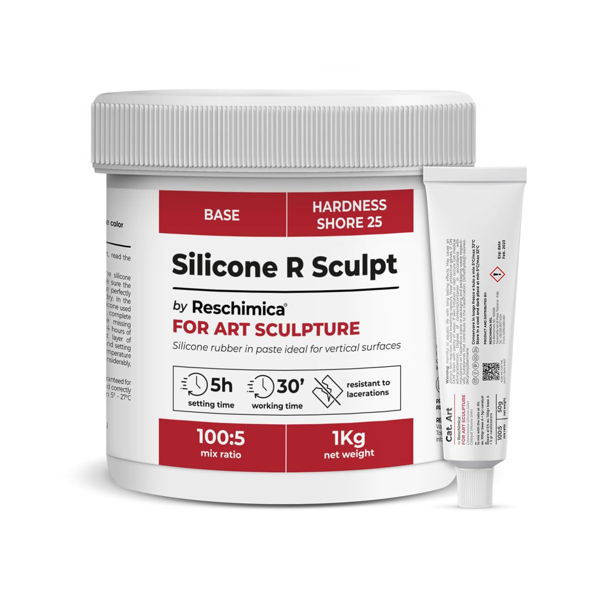 Silikonpaste für Bildhauer R SCULT - Dosiererer und ungiftig - 1 kg