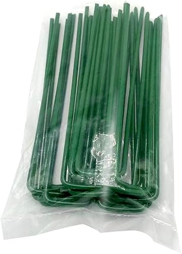 Miniatura 6 de Estacas de jardín, anclajes de suelo, clavijas galvanizadas, pasadores de sujeción para césped, granja, césped, paisaje, 25 unidades