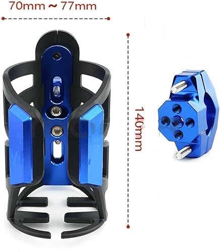 Miniatura 3 de for Benelli TRK 502X Adv TRK502 X 2019 2020 2021 Accessories Motorcycle CNC Aluminum Beverage Water Bottle Drink Cup Holder (Color  Blue)