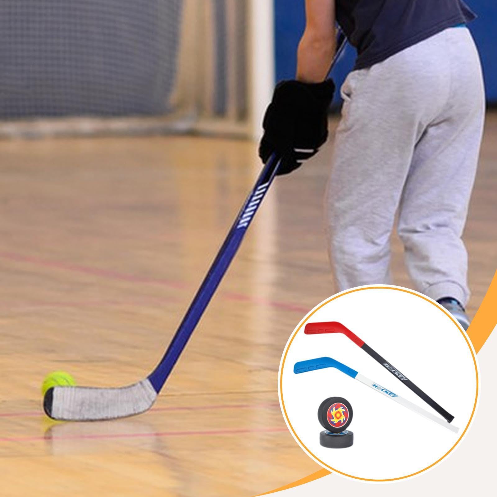 Ensemble Mini Hockey pour Enfants 3-7 Ans avec Bâtons et Balles