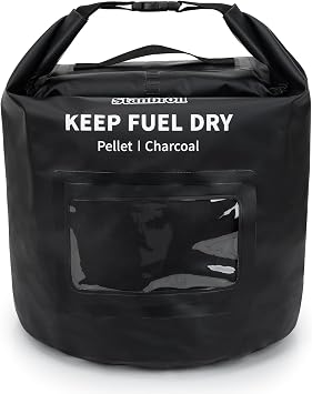 Stanbroil 20 LBs Wood Pellet Storage Bag, Waterproof Outdoor Fabric Container for Pellets, Charcoal, Wood Chips