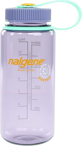 Miniatura 6 de Nalgene Sustain - Botella de agua de tritán sin bisfenol A (BPA) hecha con 50% de material derivado de plástico reciclado, 32 oz, boca ancha
