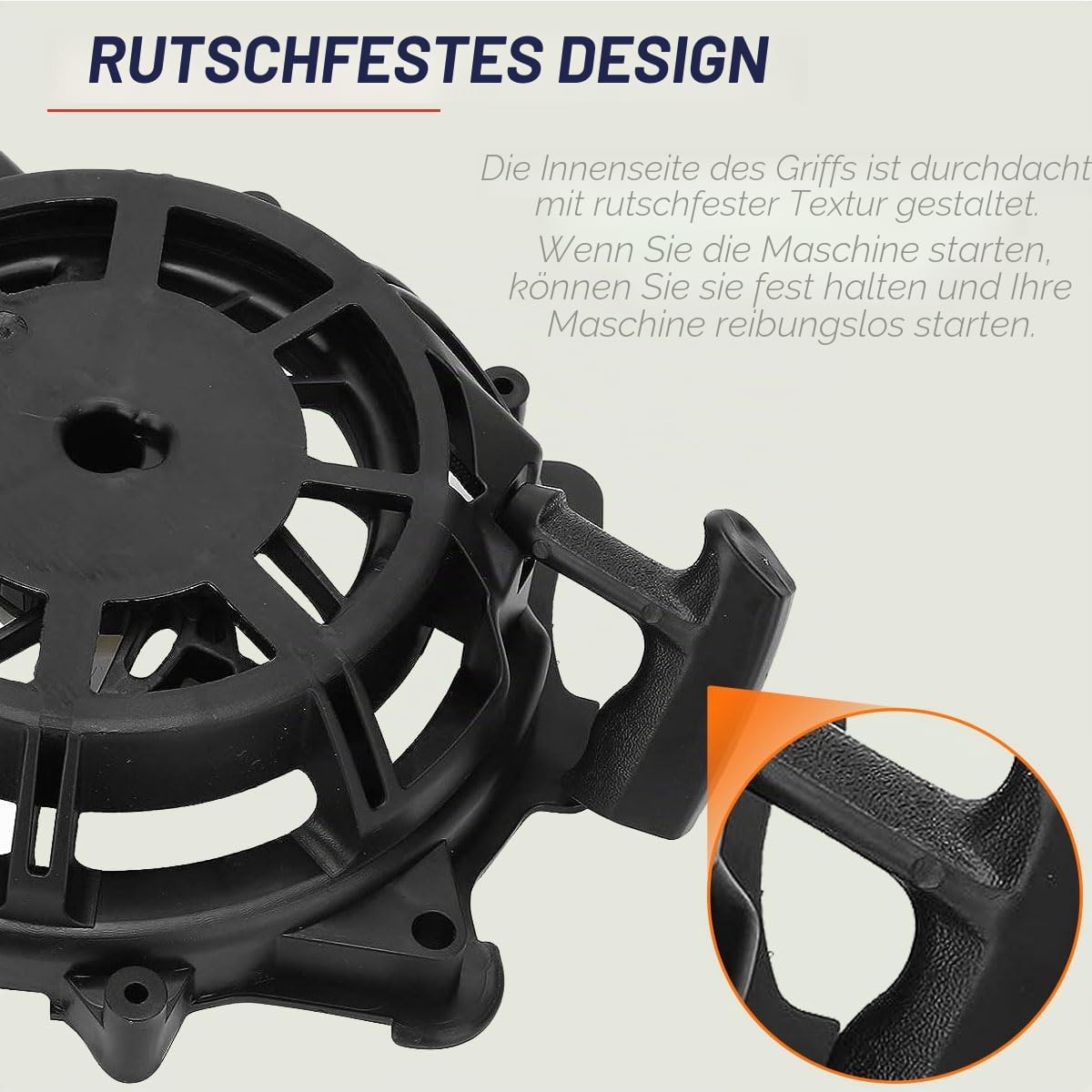 ZAMDOE Rückspulstarter 594062 Rückstoßstarter-Baugruppe Pull-Start-Montage Ersatz für Briggs and Stratton Rückstoßstarter passt für 093J02 103M02 103M05 103M0B 104M02 104M05 Rasenmäher