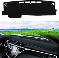 Vista 34 de Cubierta de salpicadero para Corolla 2019, 2020, 2021, 2022, 2023, 2024, 2025, 2026, accesorios antideslizante para consola central (borde negro)