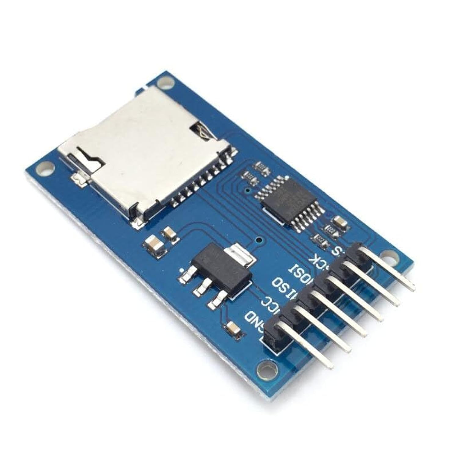 SOLDOUT Micro SD Card & SDHC High Speed Card Mini TF Card Reader Module Adapter SPI Interfaces with Level Converter Chip Compatible with Arduino