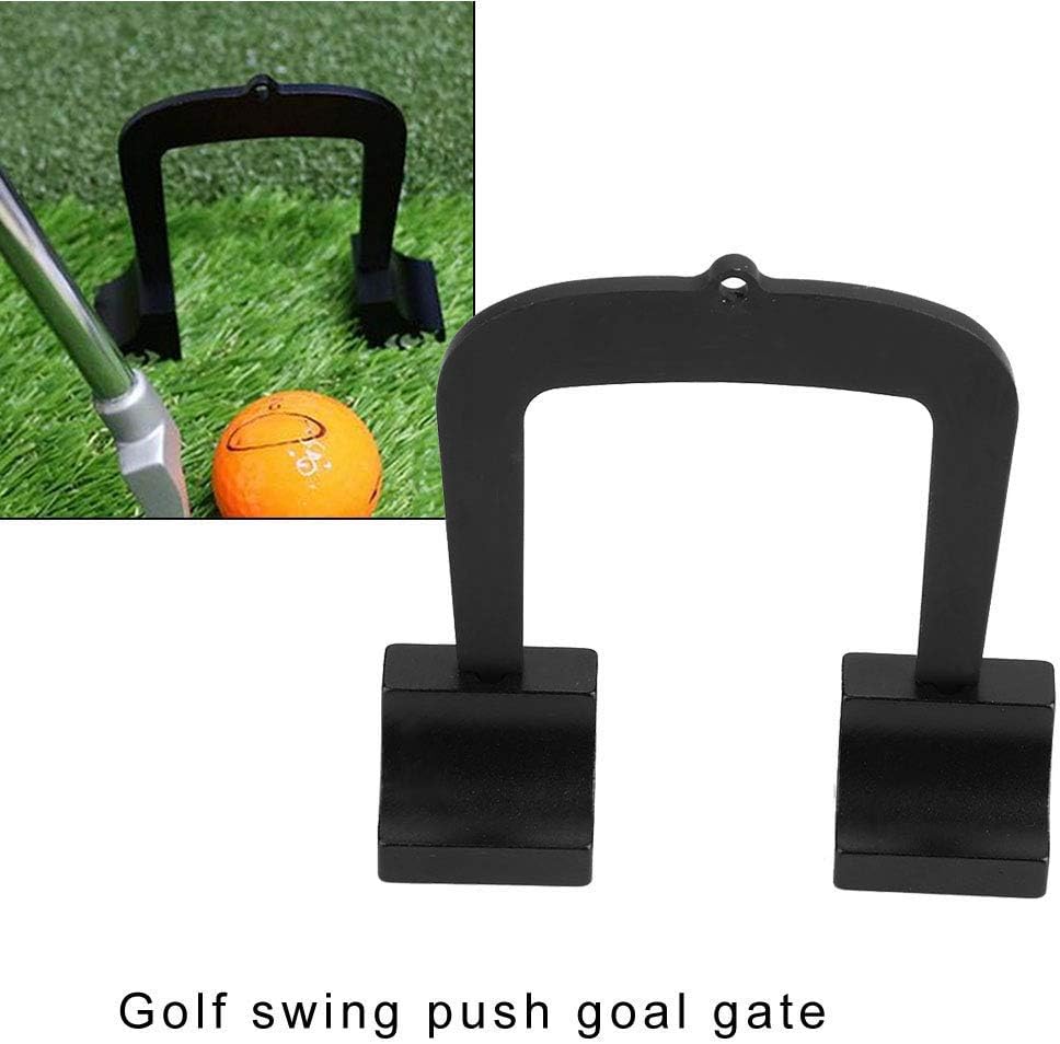 OUKENS Putting Gate, 3Pcs Golf Push Shot Goal Aim Gate Aluminum Alloy Target Putter Aim Trainning Parts Set Accessories