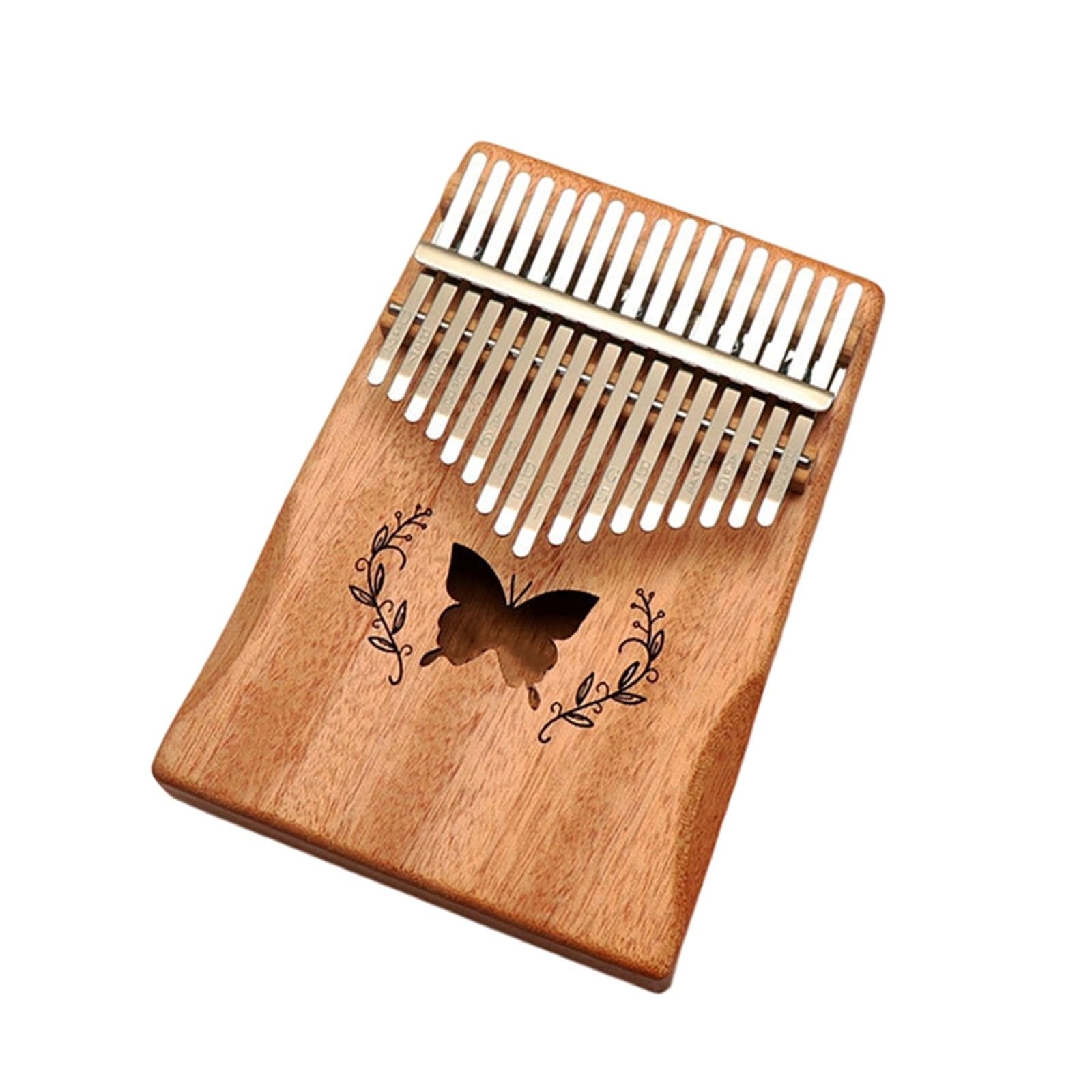 Kalimba Portátil De Madera Maciza Para Principiantes Y Adultos Piano De Pulgar De 17 Notas Instrumentos Musicales Kalimba(3/4)