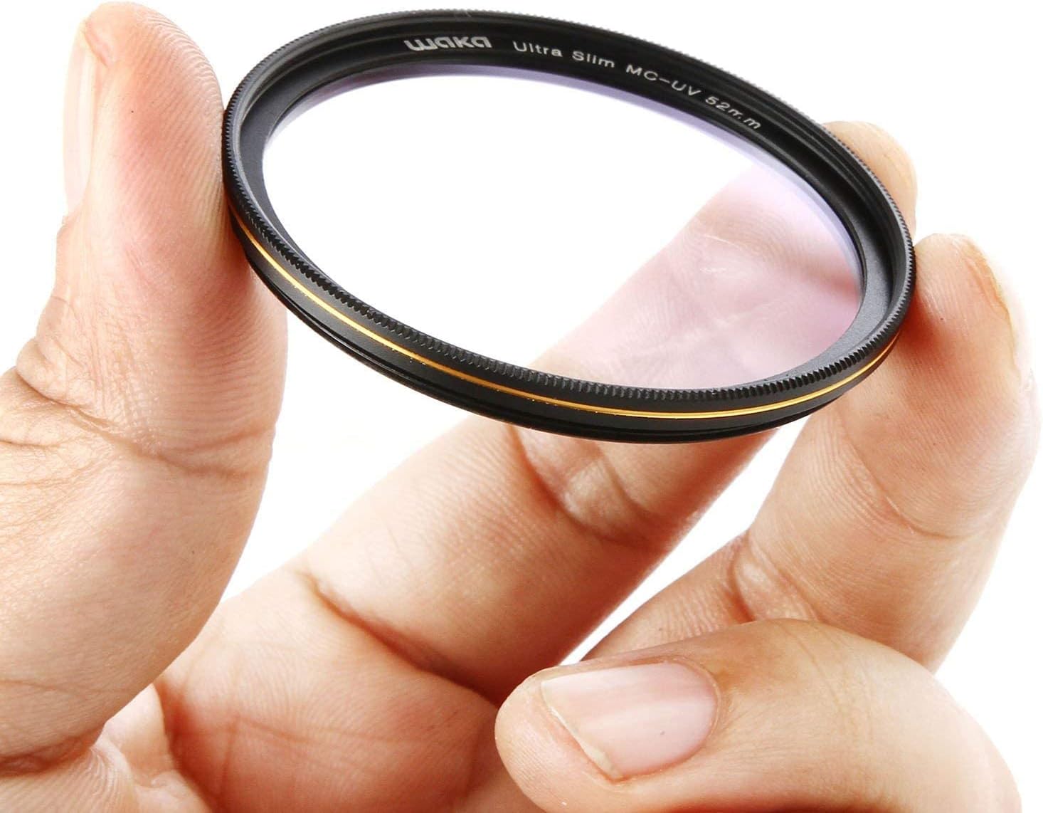 waka 77mm MC UV Filter - Ultra Slim 16 Layers Multi Coated Ultraviolet Protection Lens Filter for Canon Nikon Sony DSLR Camera Lens