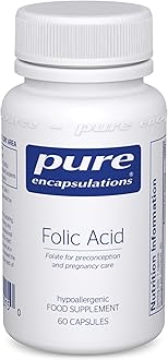 Folic Acid 800 UG - Folate for Preconception and Pregnancy Care - 60 Vegetarian Capsules