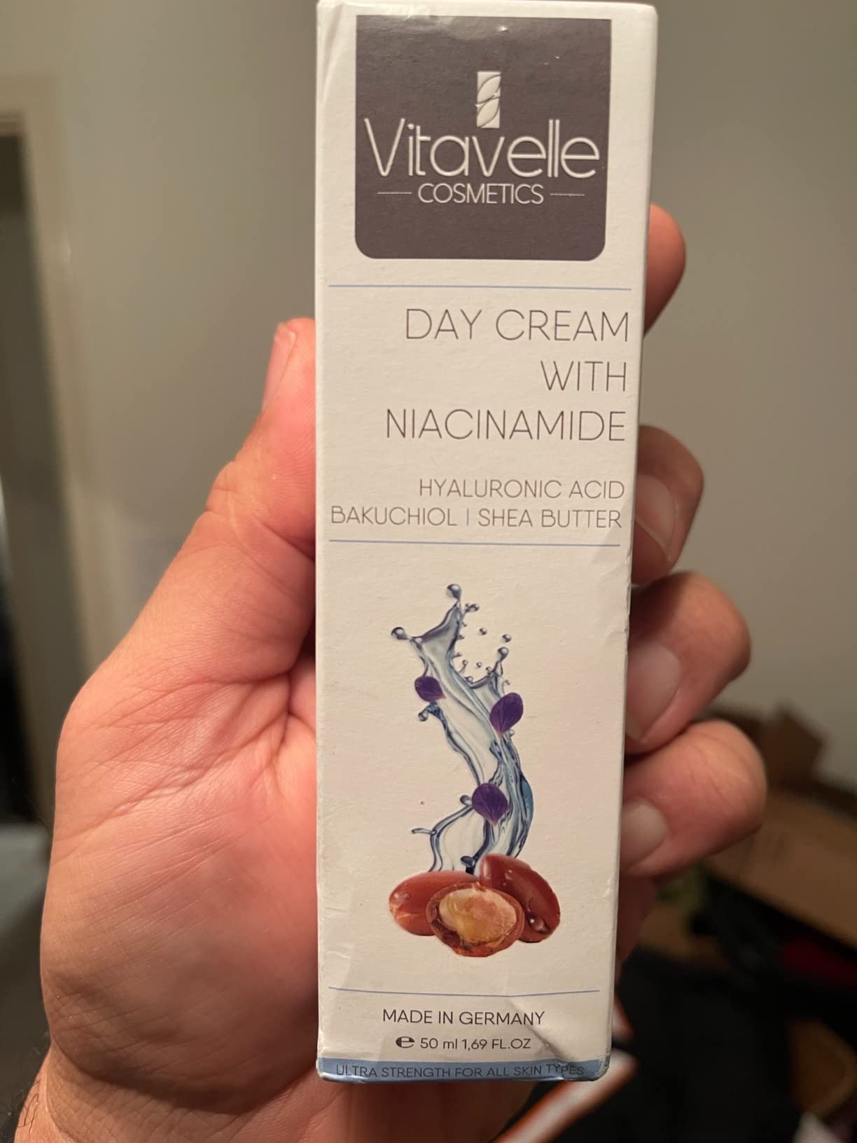VITAVELLE Pore Refining Face Cream – Daily Hydrating Moisturizer with Vitamin B3, Plant Retinol & Shea Butter – Balancing Skin Care for Smooth, Even Complexion (1.69 Fl Oz)