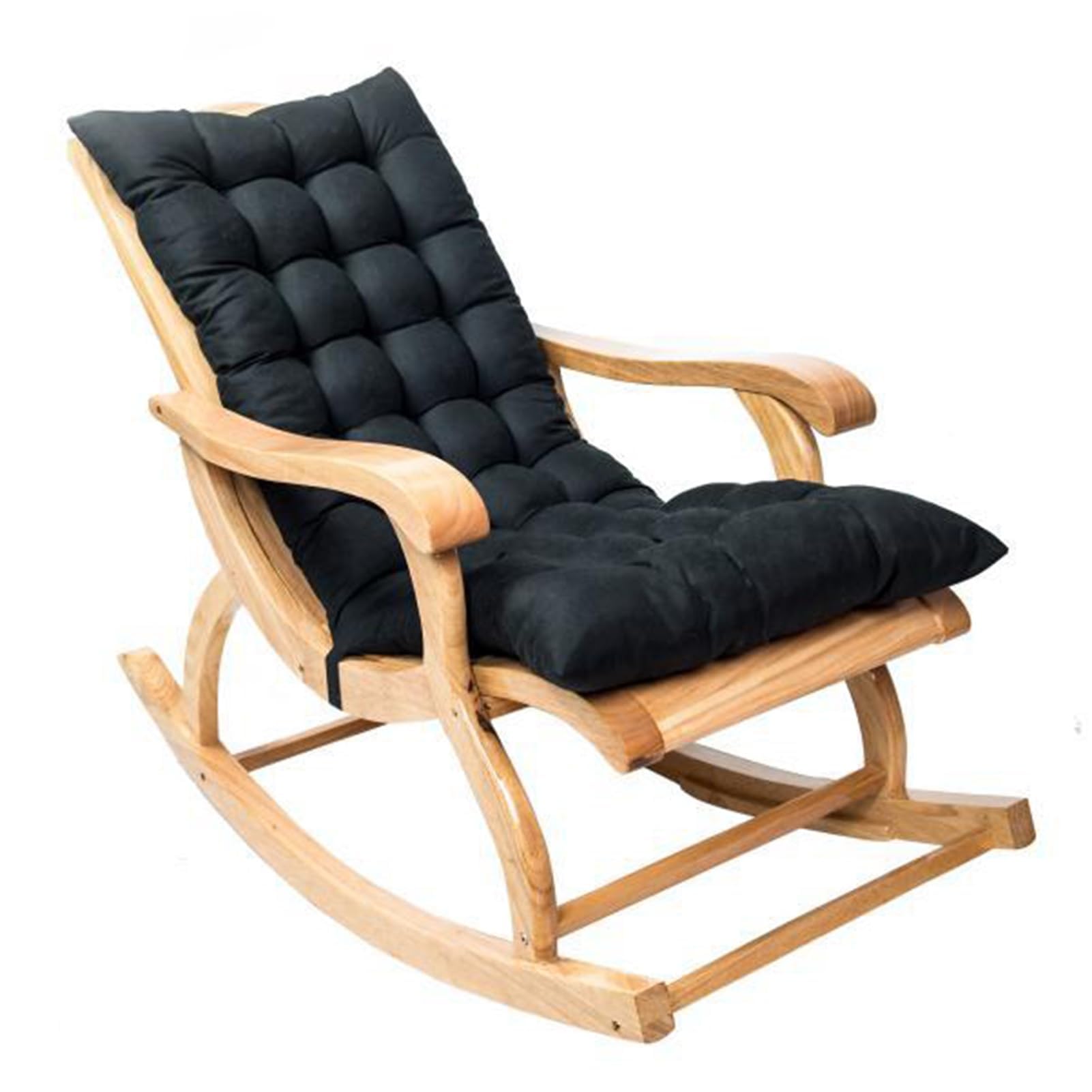 Coussins pour chaises de jardin Polsufla noir et vos siestes au soleil