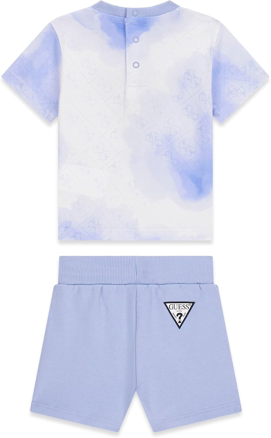 GUESS Baby Boys' Eco Short Sleeve T-shirt and Active Shorts 2 Piece Set