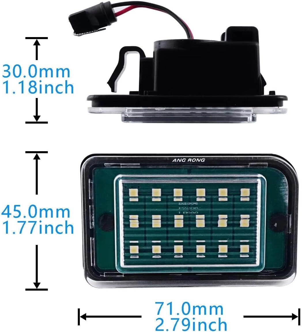 License Plate Light Kit Compatible With Suzuki For Swift MK III EZ FZ 2013 2014 2015 2016 Automotive Rear License Plate Light License Number Plate Lamps 3591068L0