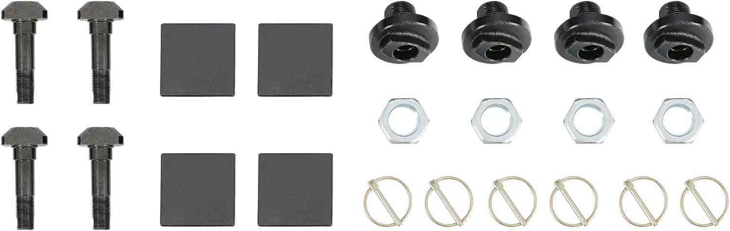ALMULOO 5th Wheel Hitch Compatible with 2011-2020 Ford F-250 F-350 Super Duty with Hitch Prep Package w/Handles for Under Bed Rail Black Steel