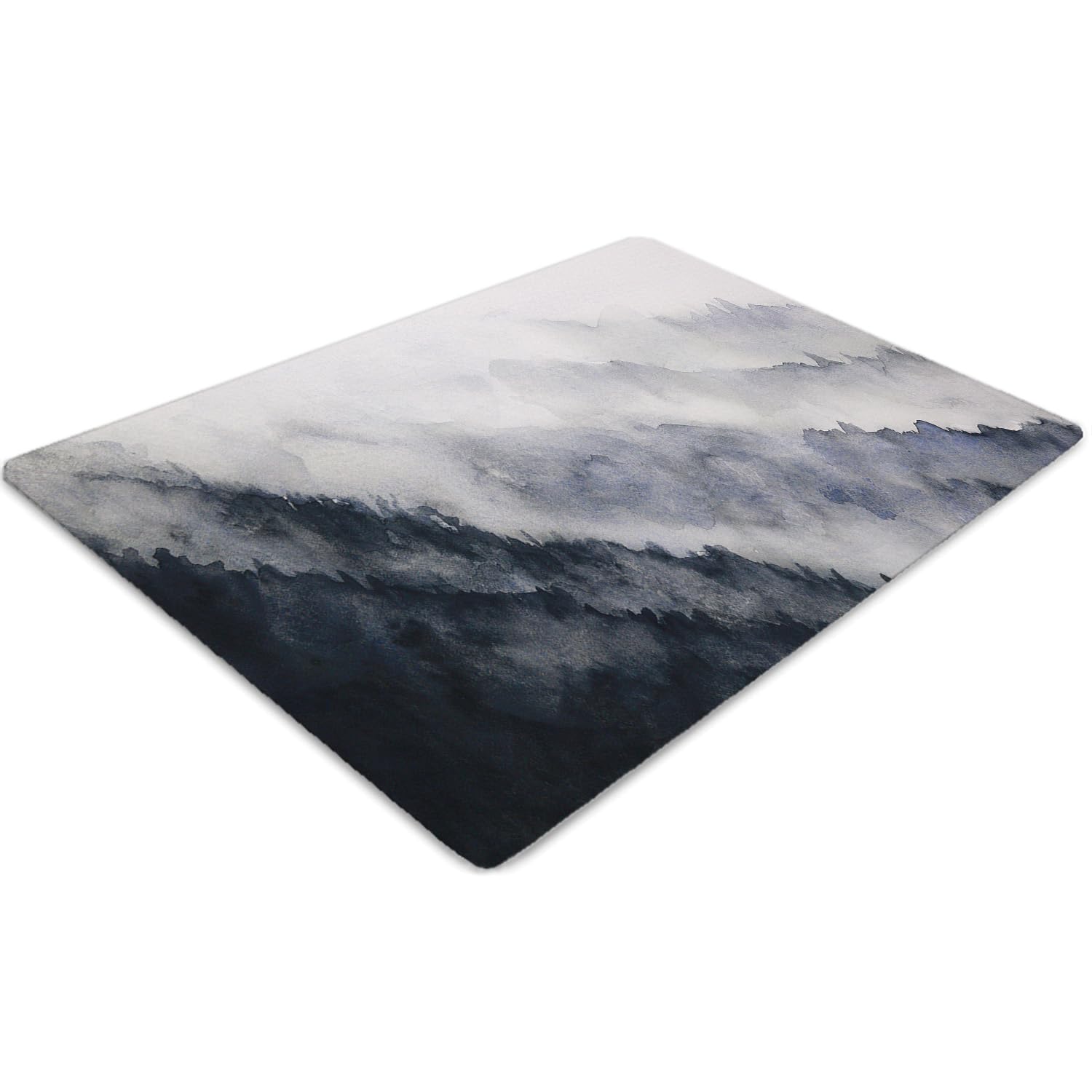 Protège-sol anti-rayures PVC rectangulaire facile à nettoyer pour bureau et maison